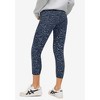 ellos Plus Size Knit Capri Leggings - 3 of 4