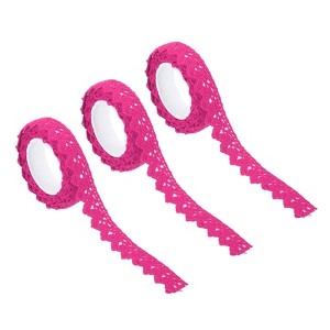 Unique Bargains Cotton Self-Adhesive Lace Ribbon for DIY Craft Scrapbooking - 1 of 3