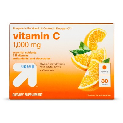 Vitamin C Drink Mix - Orange - 30ct - up & up™