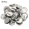 Unique Bargains Metal DIY Blankets Crafts Brooch Making Home Sewing Blank Trays Safety Pins 50 Pcs - 3 of 4