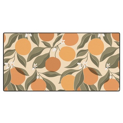 Deny Designs Orange Beige Yoga Mat