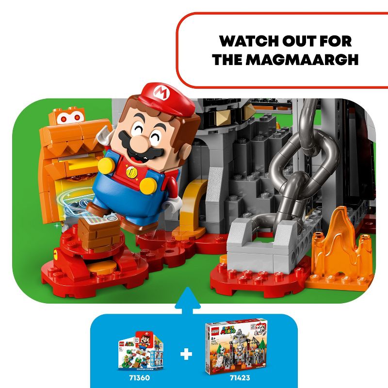 LEGO Super Mario Dry Bowser Castle Battle Expansion Set Building Toy 71423, 6 of 8