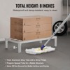 VEVOR Aluminum Dunnage Rack, 36” x 20” Commercial Food Floor Rack, 8” Off the Floor, 1800 lbs Capacity All-Welded Aluminum Storage Rack - 4 of 4