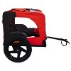 SEVOBAL Pet Strollers Foldable Dog Bike Trailer Sturdy, Weatherproof And Safe For Medium Sized Pets Non Slip Floor, Red, 42.52"*31.50"*27.56" - 4 of 4