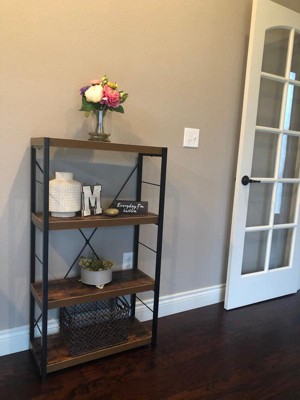 Decorative Bookshelf 43 Oak - Acme Furniture Weathered Oak