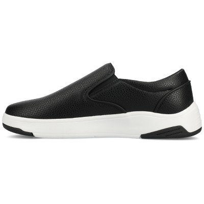 Vance Co. Vance Mens Townes Comfort Perforated Slip-on Sneaker, Black 10.5 — фото 2