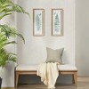2pc Linden Fern Framed Wall Decor Art Set Natural - Madison Park - 2 of 4