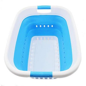SAMMART 37L (9.77 gallon) Collapsible Plastic Laundry Basket - 1 of 4