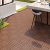Dolonm 44-Pack 12"x12" Interlocking Deck Tiles for Outdoor & Indoor Use – Waterproof, Durable, Easy Install for Patio, Pool, Balcony - 2 of 4