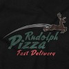 Christmas Rudolph Pizza Delivery Toddler Baby Graphic T Shirt Brisco Brands - 2 of 4