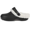 FOAMWALK Girl's Cute Lightweight Classic Solid Faux Shearling-Lined Furry Clog - Warm Fleece & Stylish Clogs for Girls - 3 of 4