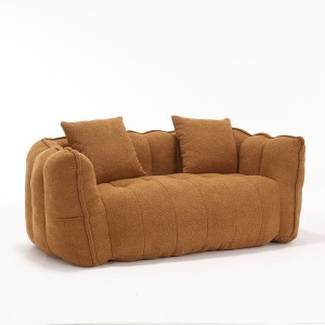 Dexmalle Soft beanbag chair lazy sofa with high resilience foam core for two people - 1 of 4
