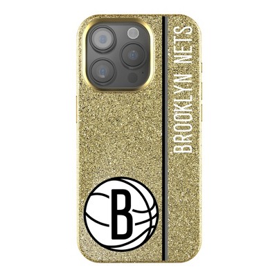 Keyscaper NBA Eastern Conference Teams Sidebar Gold Bling Cell Phone Case for Apple iPhone
