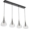 Artcraft Lighting Conic 4 - Light Chandelier in  Black - 2 of 4