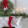 60" Ivory HGTV Home Collection Quilted Velvet Tree Skirt - National Tree Company - 4 of 4