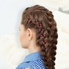 Unique Bargains Girl's Metal Rhinestone Mini Floral Hair Claw Clip 12 Pcs - 2 of 4