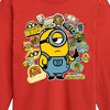 Boys' - Despicable Me Minions - Minion & Banana Stickers Long Sleeve Graphic T-Shirt - 2 of 4