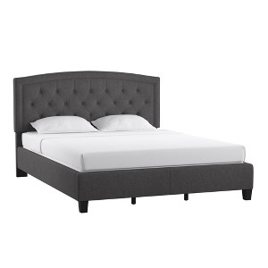 Geralynn Adjustable Diamond Tufted Arch Back Bed - Inspire Q - 1 of 4