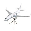 Boeing 737-700 Transport Aircraft "Royal Australian Air Force - A36-001" White & Gray 1/200 Diecast Model Airplane by GeminiJets - 2 of 3