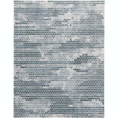 Atwell Transitional Abstract Blue/Gray Area Rug