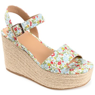 Journee Collection Womens Pearrl Tru Comfort Foam Wedge Heel Espadrille ...