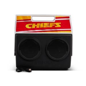 NFL Kansas City Chiefs Playmate Classic KoolTunes 14qt Cooler - Black - 1 of 4