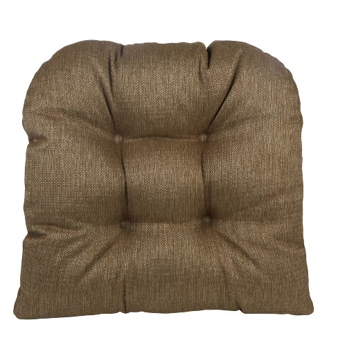 Large Omega Tufted Chair Cushions Set, Gripper Chair Cushions 17 X