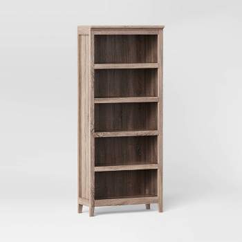 72" Carson 5 Shelf Bookcase Rustic - Threshold™