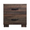 ChaletPosh Nightstand in Brown Oak - 4 of 4