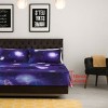 PiccoCasa Polyester Galaxy Stars Pattern Themed Bedding Sets 4 Pcs - 4 of 4