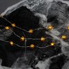 LumaBase Battery-Operated LED Mini String Lights with Jack O' Lantern - Set of 2 - 2 of 4