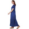 Woman Within Plus Size Short-Sleeve Tiered Dress - 4 of 4