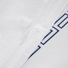 Cotton Greek Key Embroidered 3 Piece Duvet Cover Set by Blue Nile Mills - 3 of 4