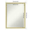 Amanti Art Incline Beveled Wood Framed Bathroom Vanity Wall Mirror - 3 of 4