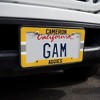 Cameron University Stripe License Plate Tag Frame - 2 of 4