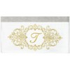 Linum Home Textiles 100% Turkish Cotton MONICA Gold Thread 2PC Embellished Bath Towel Set - 3 of 3