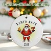 Lomsoe Santa Says 67 Gifts Christmas Ornament 2025 for Women Men Friends Six Seven Ornaments Gifts for Christmas Tree Christmas Decor Christmas Gift - 4 of 4
