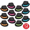 Beistle Neon Glow Chairman Hats, (25/Pkg) Multicolored - 3 of 3