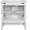 YOOCOZZ  24 & 30 Inch Bathroom Vanity with Single Sink, Solid Wood Frame + MDF, 2 Soft-Close Doors, 1 Divided Drawer, Dual Storage Shelves - 3 of 4