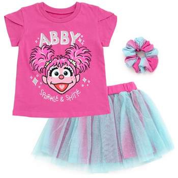 Dreamworks Gabby's Dollhouse Pandy Paws Gabby Girls T-shirt And