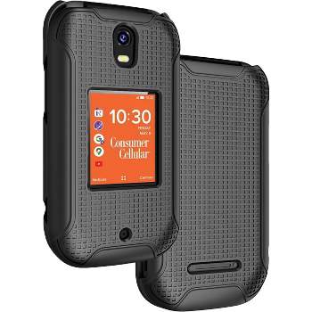 Nakedcellphone Case for Consumer Cellular Iris Flip Phone - Hard Shell Cover