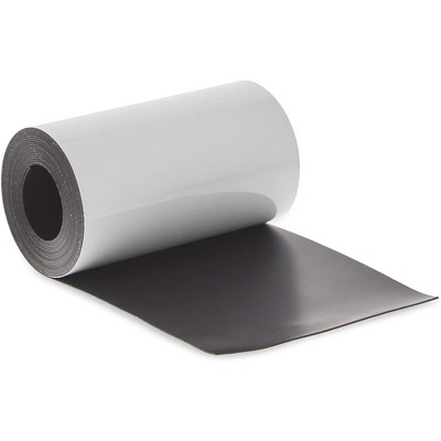 Bright Creations White Dry Erase Magnetic Tape Roll for Whiteboard, Refrigerator (4 Inches x 8 Feet)