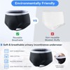 CARER 3-Pack Washable Incontinence Underwear for Men Reusable Leakproof Absorbency Men's Urinary Protection Briefs - 4 of 4
