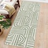 Modern Area Rug for Living Room, Vintage Low Pile Floor Rug with Non Slip Backing, Washable Stain Resistant Carpet for Dorm Office - 2 of 4