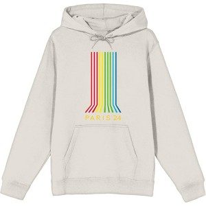 Colorful Lines Adult Long Sleeve Hoodie - 1 of 3