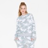 Women's Camo Ghost Fleece Graphic Sweatshirt - Gray - 2 of 3