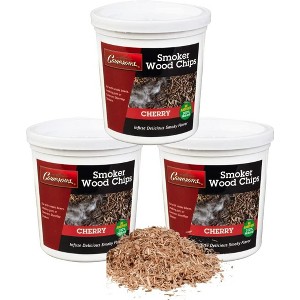 Smoking Chips- Kiln Dried  3 Pints - 100 Percent Natural Extra Fine Wood Smoker Sawdust Shavings (Cherry  3 Pack) (0.473176 L) - 1 of 4