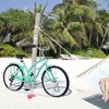 RISOKEYS 26” Beach Cruiser Bike,Beach Bike with 7 Speeds Drivetrain,Adult Bicycles,Good Stability,Smooth Riding Cruiser Bicycle - 2 of 4