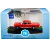 1963 Chevrolet Corvair Coupe Riverside Red with Red Interior 1/87 (HO) Scale Diecast Model Car by Oxford Diecast - 3 of 3
