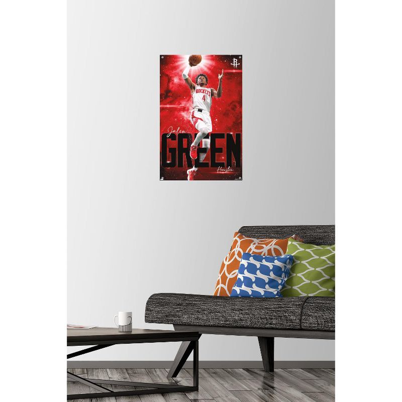 Trends International NBA Houston Rockets - Jalen Green 23 Unframed Wall Poster Prints, 2 of 7
